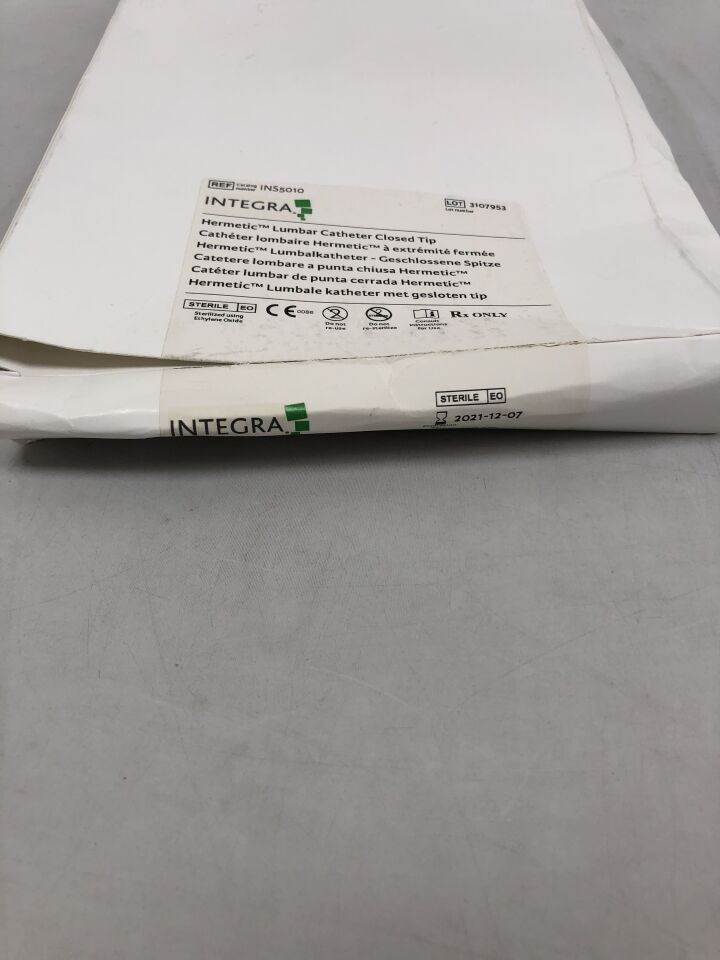 INS5010 - INTEGRA - Hermetic Lumbar Catheter Closed Tip, 80 cm L Catheter, (BX/18) - ( Expiry Date: 2021-12-07 )