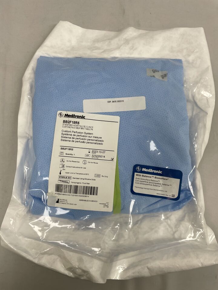 BB2F18R5 - MEDTRONIC - Custom Perfusion System, (EA) - ( Expiry Date: 2023-10-07 )