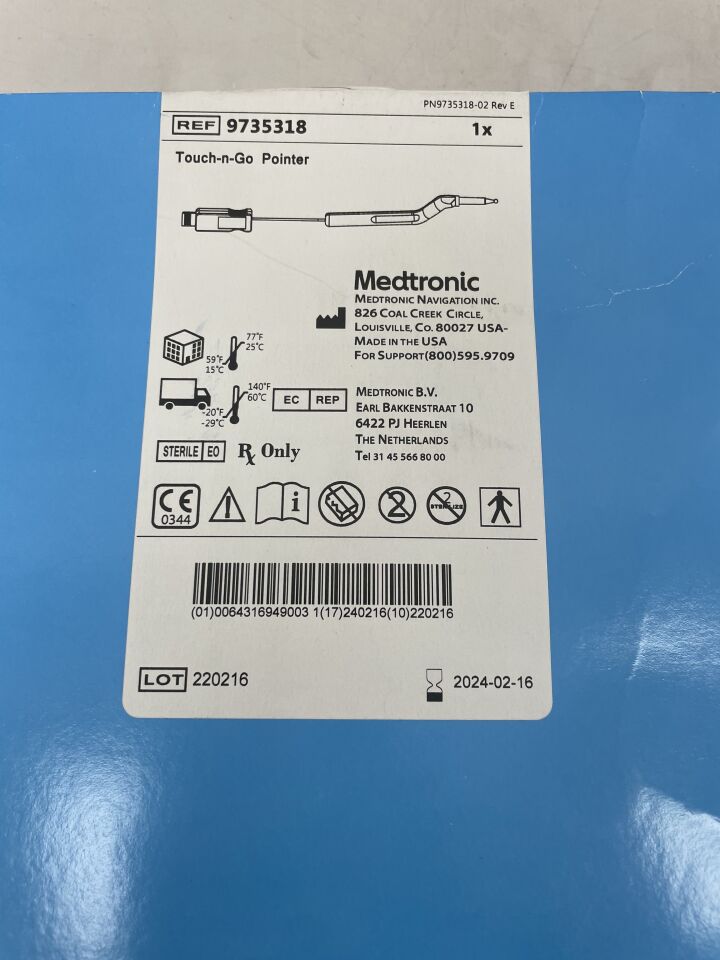 9735318 - MEDTRONIC - Touch-N-Go Pointer, (EA) - ( Expiry Date: 2024-02-16 )