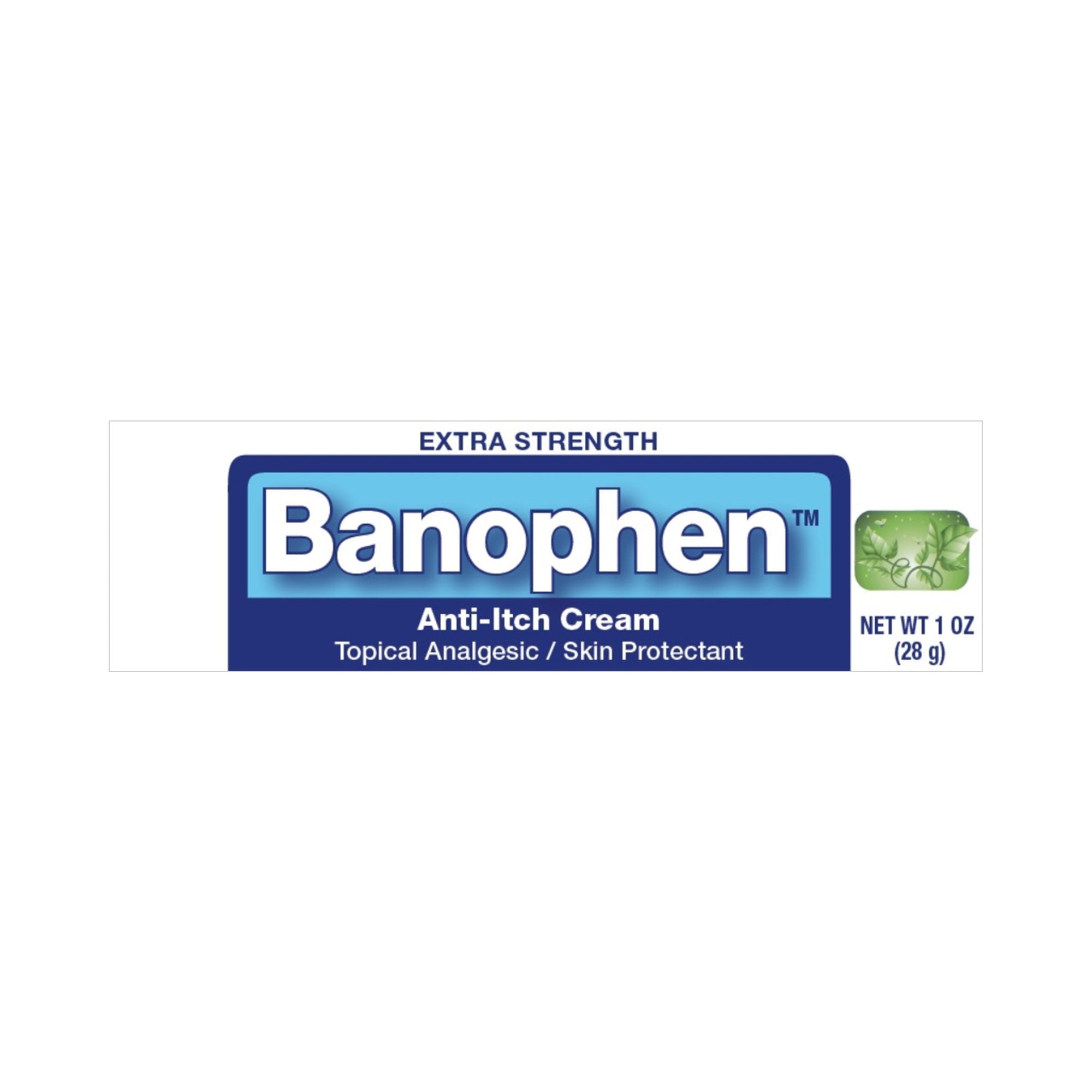 497987 - Banophen - Itch Relief Banophen 2% - 0.1% Strength Cream 30 Gram Tube Pack of 1, (EA)