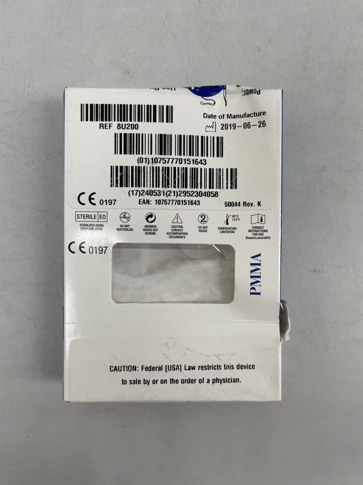 8U200 - BAUSCH & LOMB - PMMA Intraocular Lens, L122UV 13.75MM +20.0, (BX/1) - ( Expiry Date: 2024-05-31 )