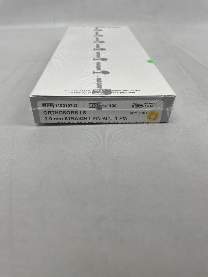 110010743 - BIOMET - orthosorb ls 2.0mm straight pin kit (1 pin), (EA) - ( Expiry Date: 2023-11-10 )