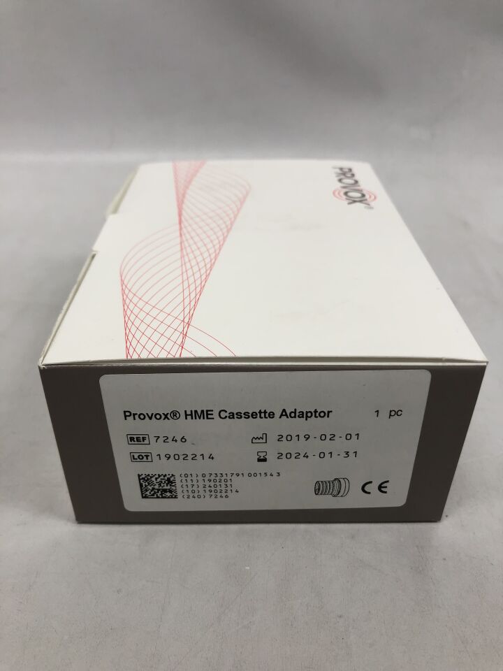 7246 - ATOS MEDICAL - Provox HME Cassette Adaptor, for tracheostomy tube with a 15mm ISO connector, () - ( Expiry Date: 2024-01-31 )