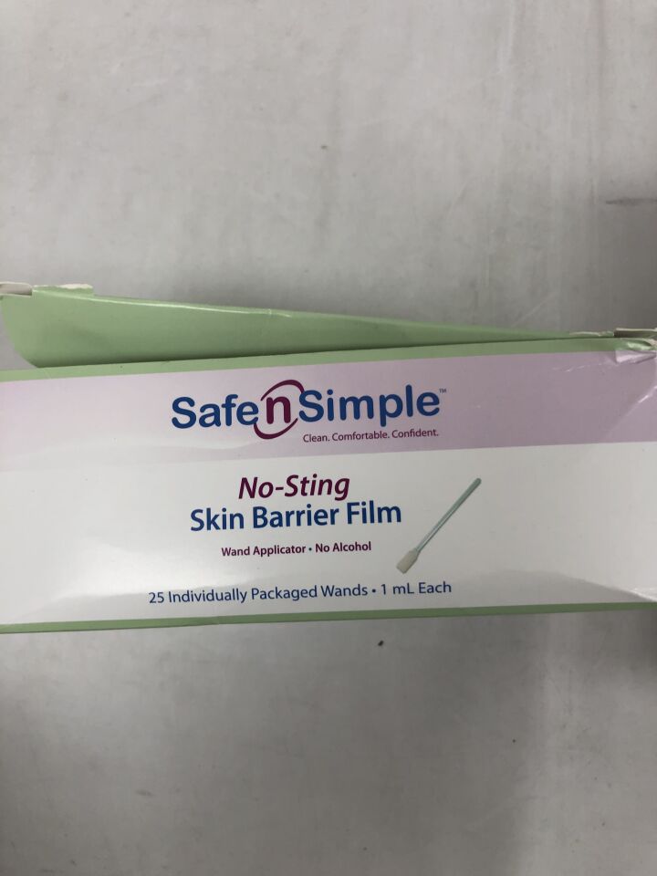 SNS80711 - SAFE N SIMPLE - No Sting Skin Barrier Film, Wand Applicator, 1 ML, (BX/25)