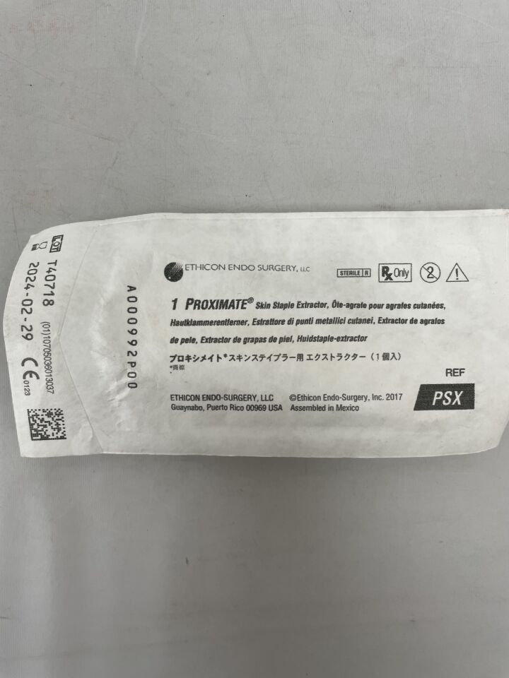 PSX - ETHICON - Proximate Skin Staple Extractors, () - ( Expiry Date: 2024-02-29 )