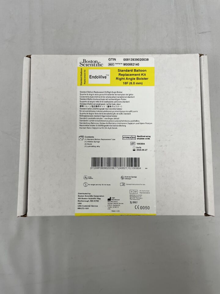 8214 - BOSTON SCIENTIFIC - endovive percutaneous standard balloon replacement 18fr, (BX/1) - ( Expiry Date: 2024-06-27 )