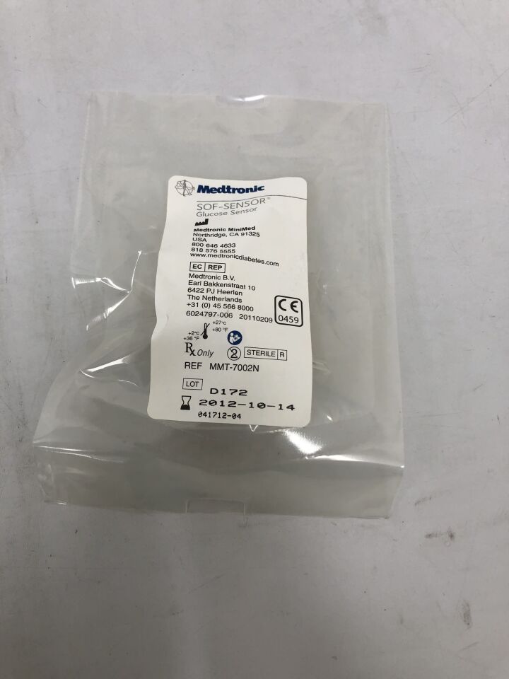 MMT-7002N - MEDTRONIC - MiniMed Sof-Sensor Glucose Sensor, (EA) - ( Expiry Date: 2012-10-14 )