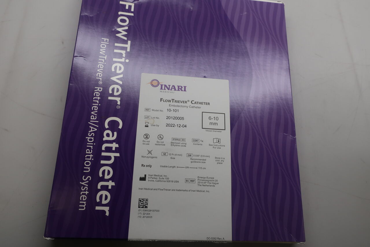 10-101 - INARI MEDICAL - FlowTriever Embolectomy Catheter, 6-10mm, 12DFr, () - ( Expiry Date: 2022-12-04 )