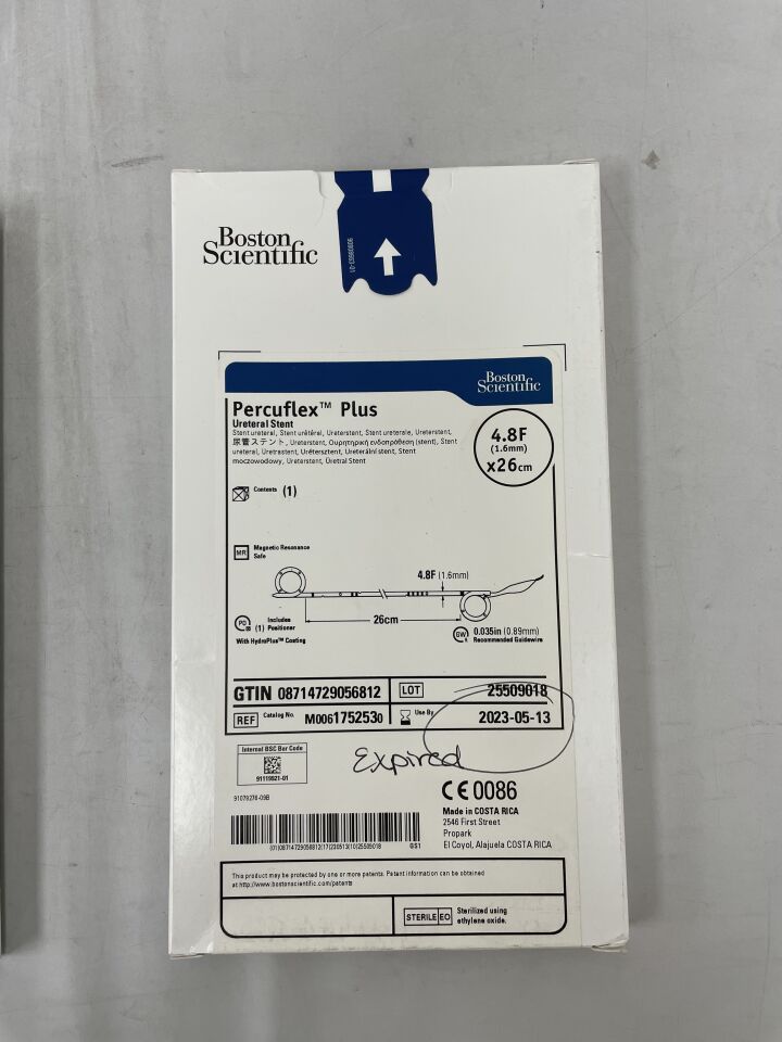 175253 - BOSTON SCIENTIFIC - Percuflex Plus Ureteral Stent, 4.8F x 26cm, () - ( Expiry Date: 2023-05-13 )