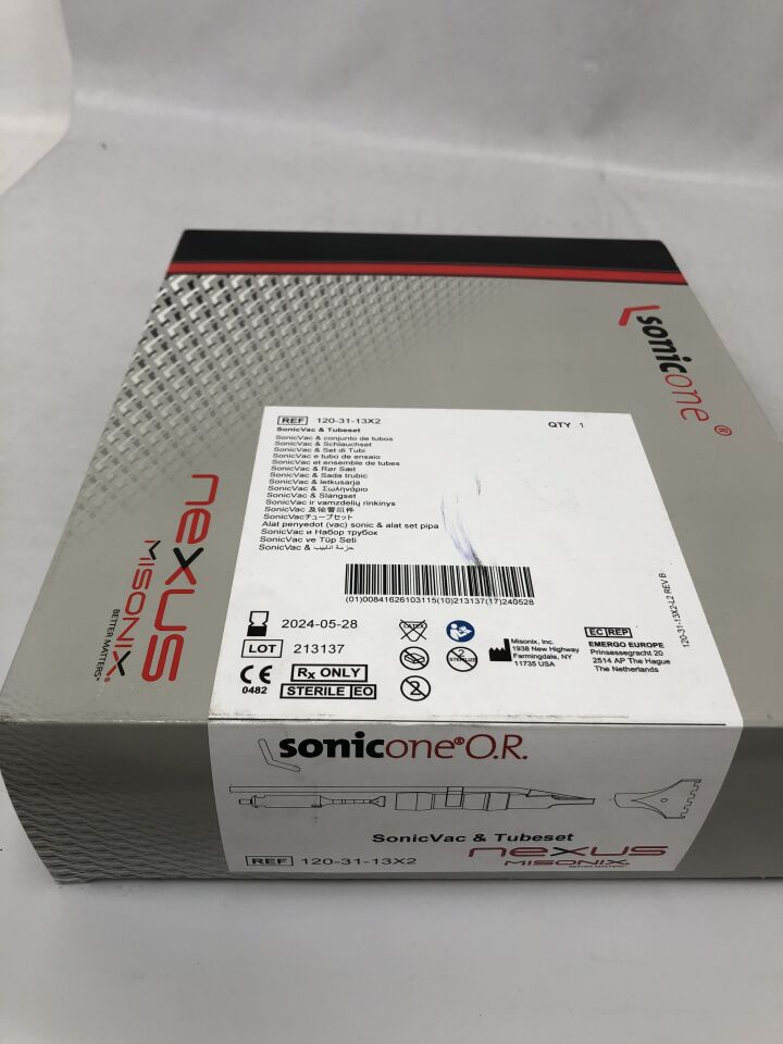 120-31-13X2 - MISONIX - SonicOne O.R. SonicVac & Tubeset, () - ( Expiry Date: 2024-02-28 )