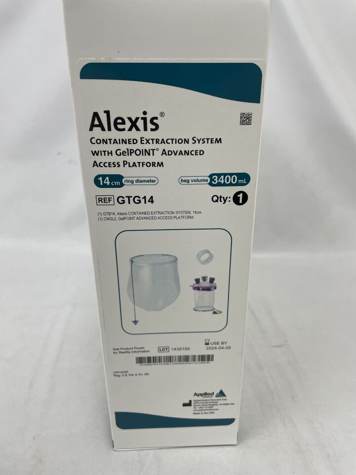 GTG14 - APPLIED MEDICAL - Contained Extraction System, 3400 mL Bag, 14 cm dia., with GelPoint Advanced Access Platform, ()