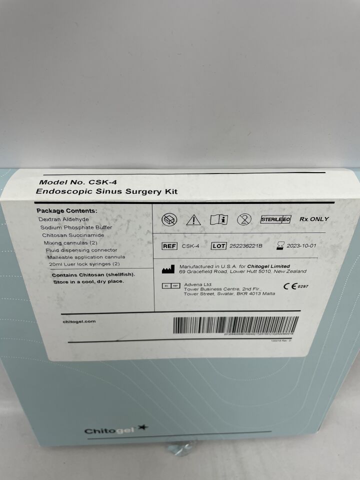 CSK-4 - MEDTRONIC - chitogel endoscopic sinus surgery kit, (BX/1) - ( Expiry Date: 2023-10-01 )