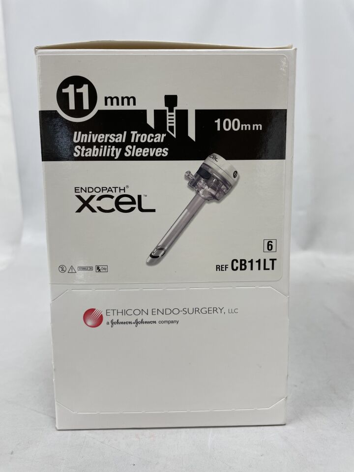 CB11LT - ETHICON - Endopath Xcel Universal Sleeve Trocar, 11 dia. x 100 mm Length, (BX/6) - ( Expiry Date: 2023-02-28 )