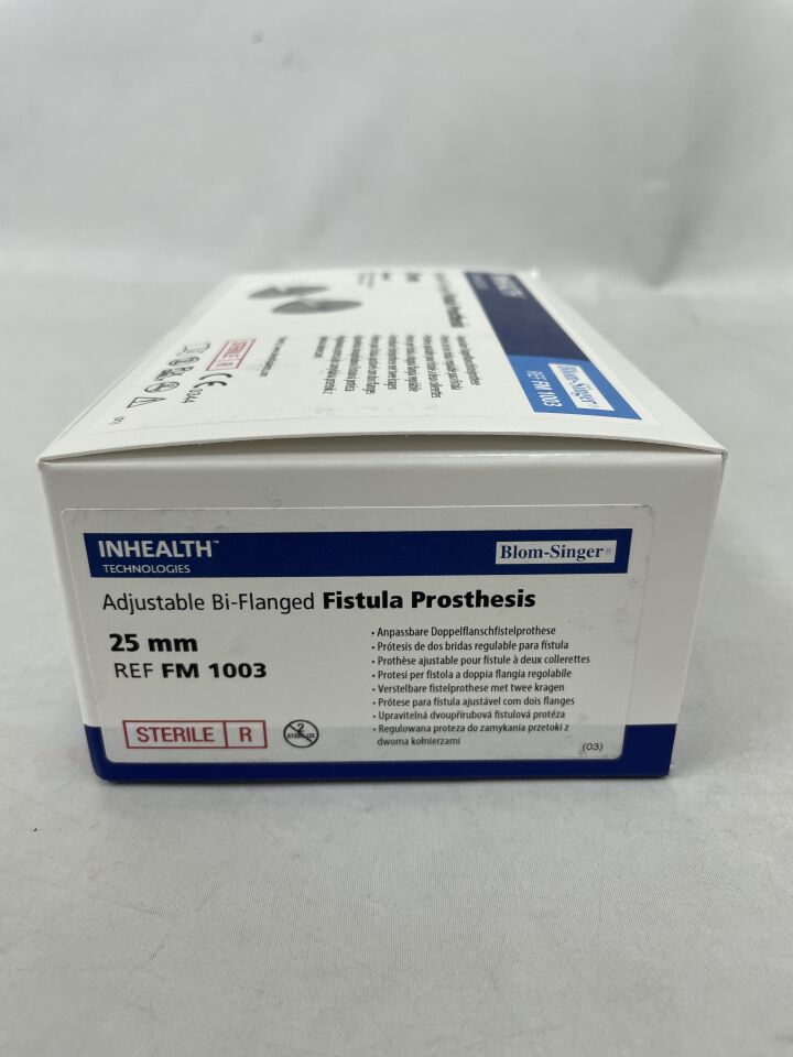 FM 1003 - FREUDENBERG MEDICAL - Adjustable Bi-Flanged Fistula Prosthesis - Fistula Prosthesis, Bi-Flanged, Adjustable, Size S, 25 mm, (BX/1)