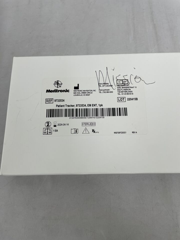 9733534 - MEDTRONIC - patient tracker, em ent, (BX/1) - ( Expiry Date: 2024-04-14 )