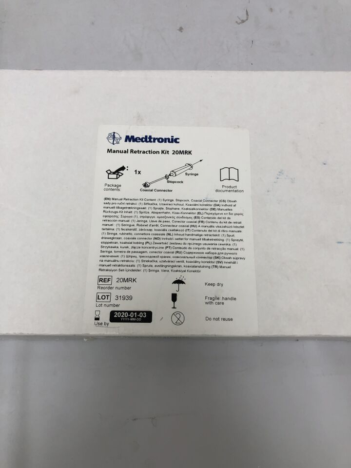20MRK - MEDTRONIC - Manual Retraction Kit, (BX/1) - ( Expiry Date: 2020-01-03 )