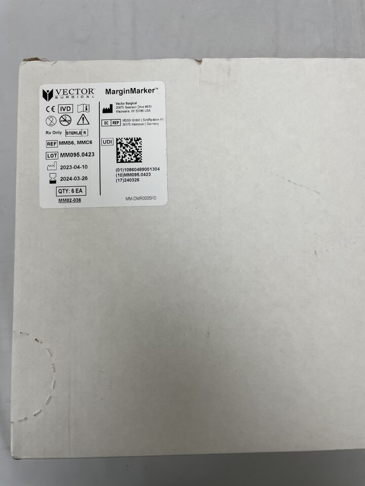 MMS6, MMC6 - VECTOR - Marginal Marker Six Color Ink Kit, (BX/6) - ( Expiry Date: 2024-03-26 )