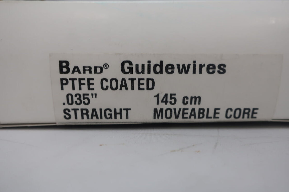 82235 - BARD - guidewire 0.035" x 145cm ptfe, straight, movable core, (BX/10)