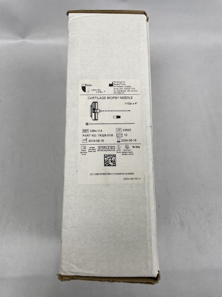 CBN-114 - RANFAC - Cartilage Biopsy Needle 11Ga x 4", (BX/10) - ( Expiry Date: 2024-08-16 )