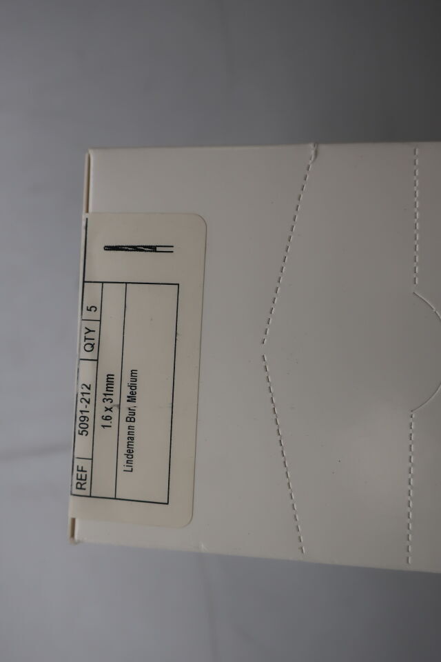 5091-212 - CONMED - conmed lindeman burr, medium grit, 1.6 dia. x 31 mm head length, (BX/5) - ( Expiry Date: 2024-08-05 )