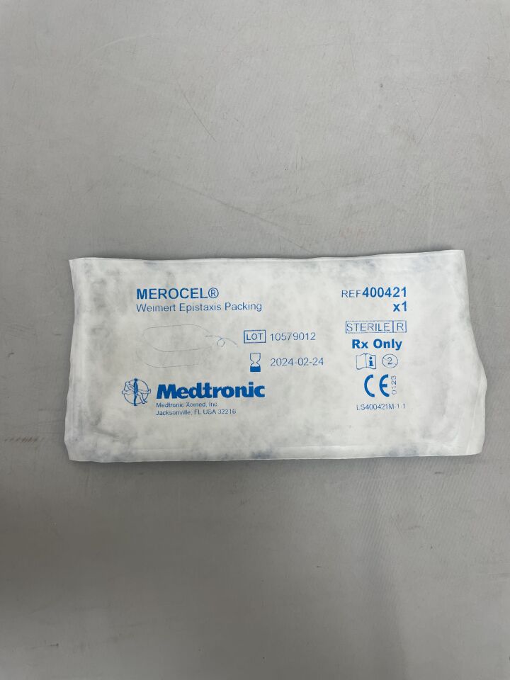 400421 - MEDTRONIC - Merocel Weimert Epistaxis Packing, () - ( Expiry Date: 2024-02-24 )