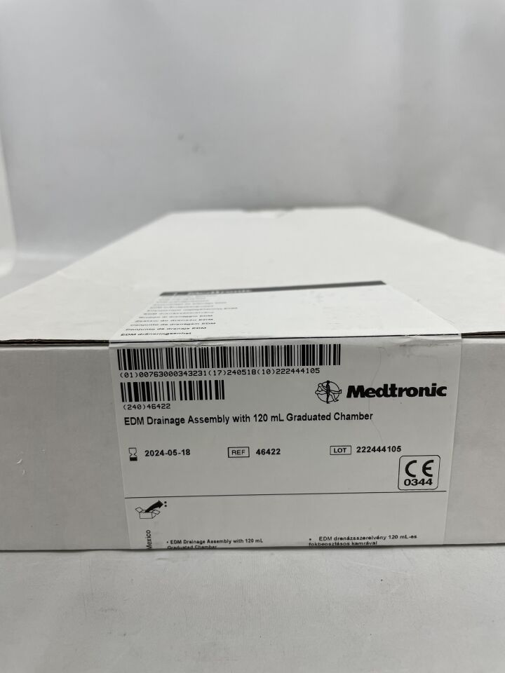 46422 - MEDTRONIC - EDM Drainage Assembly with 120mL Graduated Chamber, (BX/1) - ( Expiry Date: 2024-05-18 )