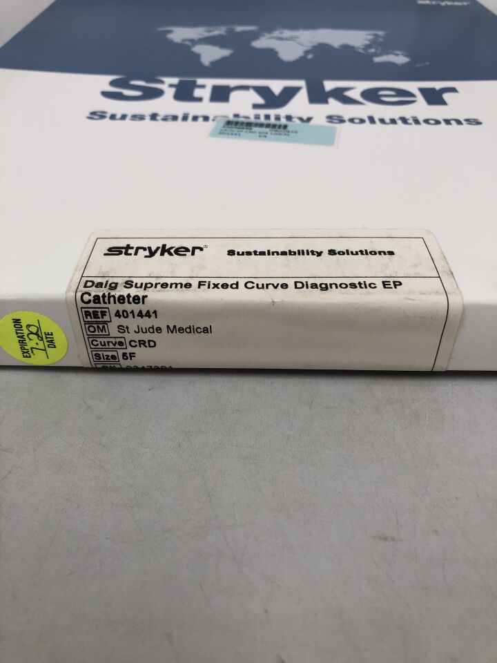 401441 - STRYKER - Reprocessed St. Jude Diag Supreme Curve Diagnostic EP Catheter, 5F, () - ( Expiry Date: 2020-07-11 )