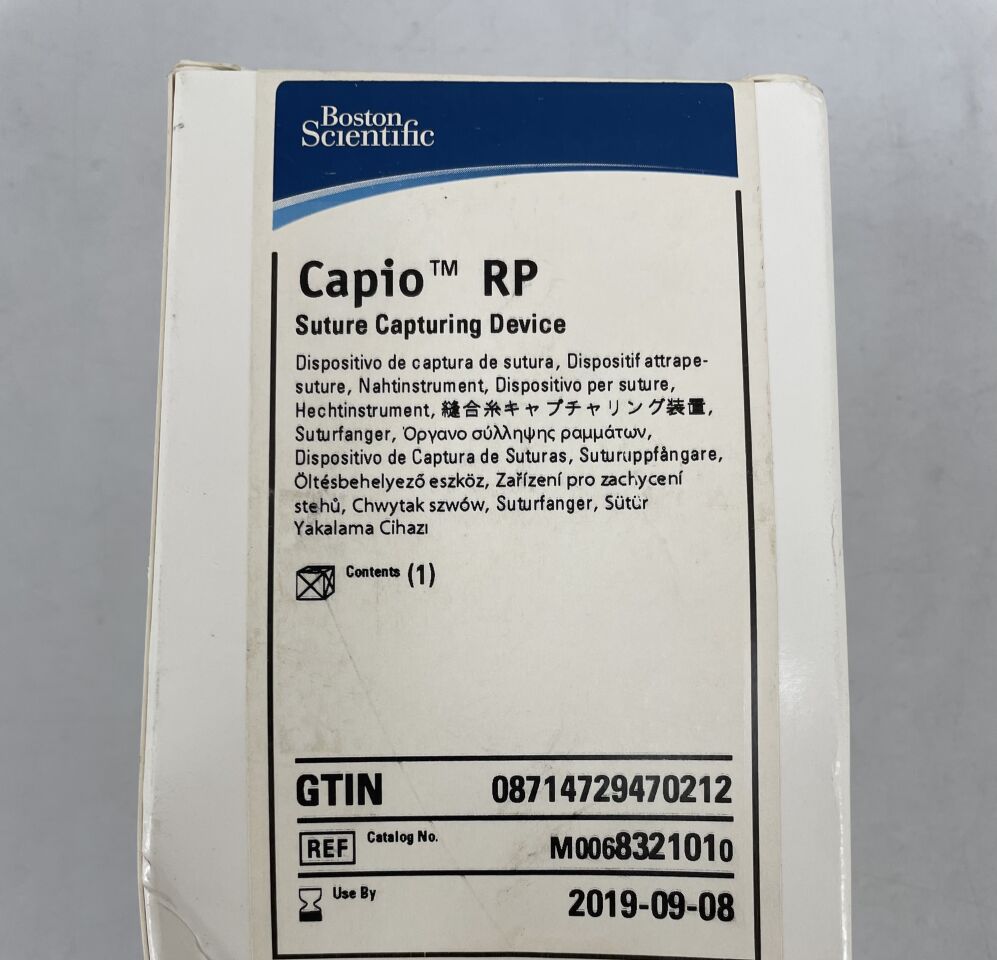 832101 - BOSTON SCIENTIFIC - Capio R, Suture Capturing Device, (BX/1) - ( Expiry Date: 2019-09-08 )