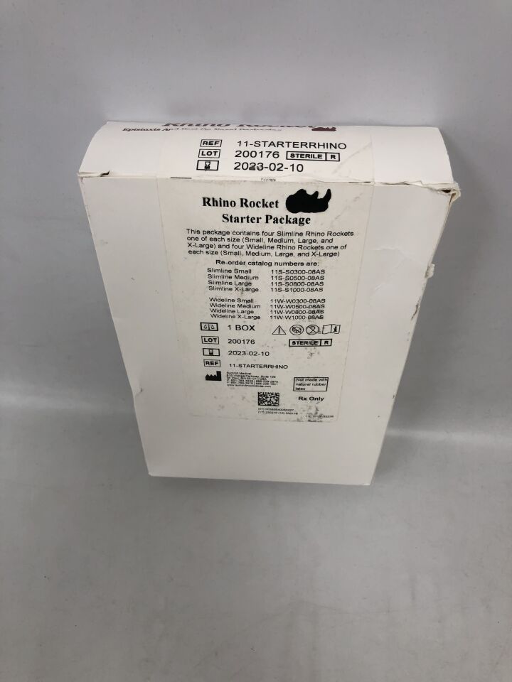 11-STARTERRHINO - SUMMIT - Rhino Rocket Starter Package, Epistaxis and Post Op Nasal Packaging, (BX/1) - ( Expiry Date: 2023-02-10 )