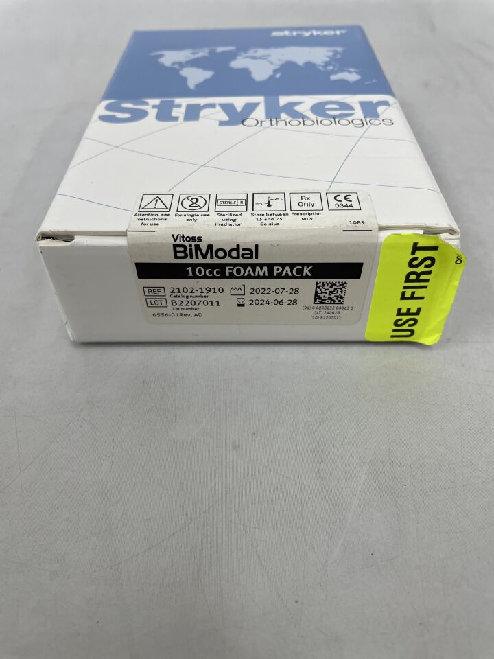 2102-1910REP - STRYKER - Orthovita Vitoss BiModal 10cc Foam Pack, (BX/1) - ( Expiry Date: 2024-06-28 )