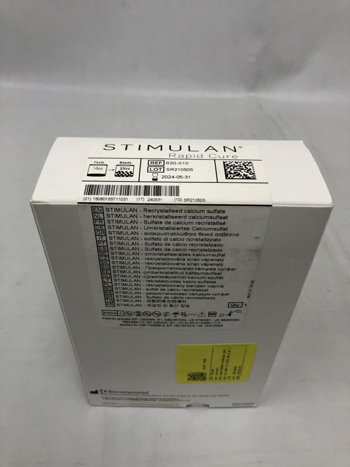 620-010 - BIOCOMPOSITES - Stimulan Rapid Cure 10cc Paste / 25cc Bead, (BX/1) - ( Expiry Date: 2024-05-31 )