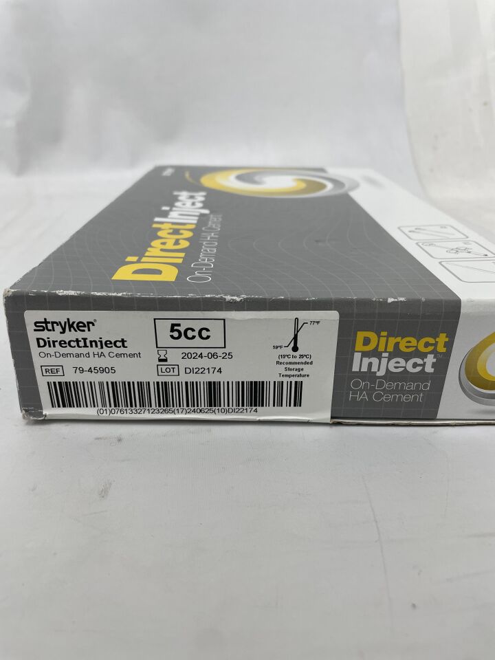 79-45905 - STRYKER - directinject on-demand ha cement 5cc, (BX/1) - ( Expiry Date: 2024-06-25 )