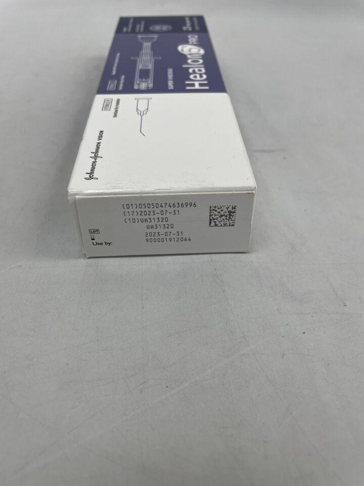 10-2400-15 - JOHNSON & JOHNSON - Healon5 Pro 0.6mL, 23mg Per mL, Sodium Hvaluronate , (BX/1) - ( Expiry Date: 2023-11-12 )
