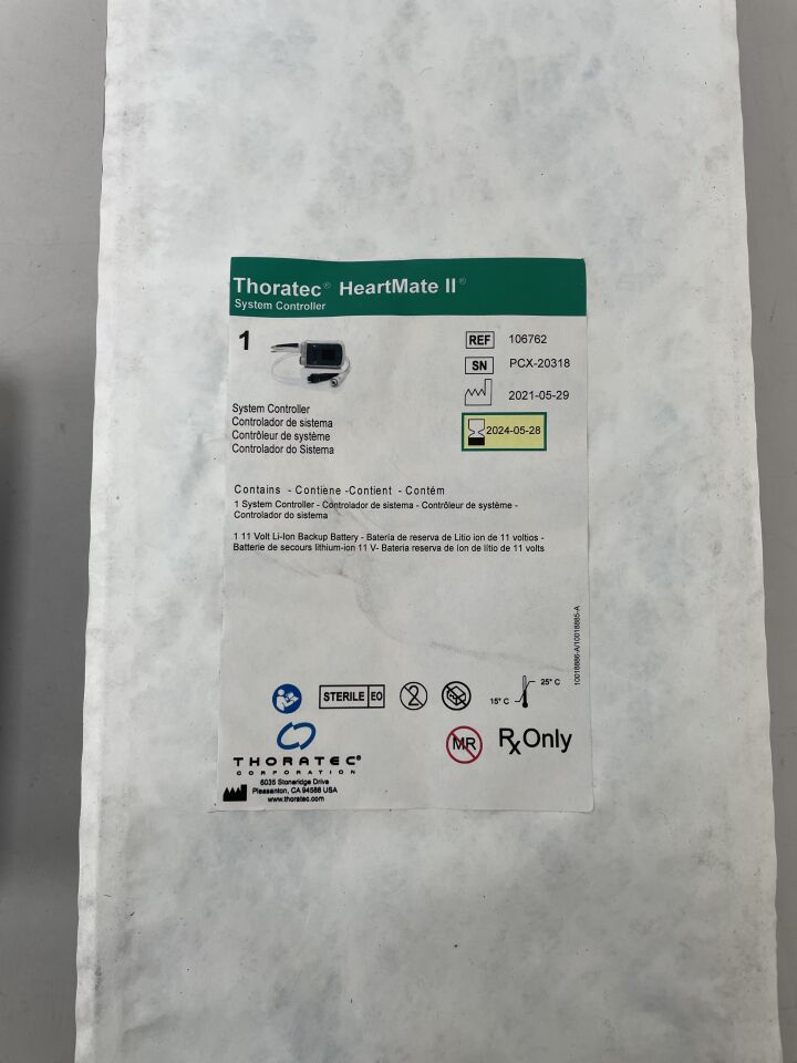 106762 - THORATEC - HeartMate II System Controller, (EA) - ( Expiry Date: 2024-05-28 )