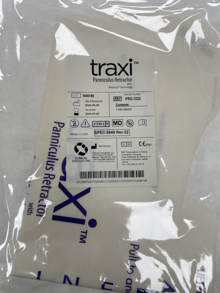 PRS-1030 - LABORIE - innovaciones clínicas retractor traxi panniculus , ( EA ) - ( Fecha de caducidad : 2025-05-25 )