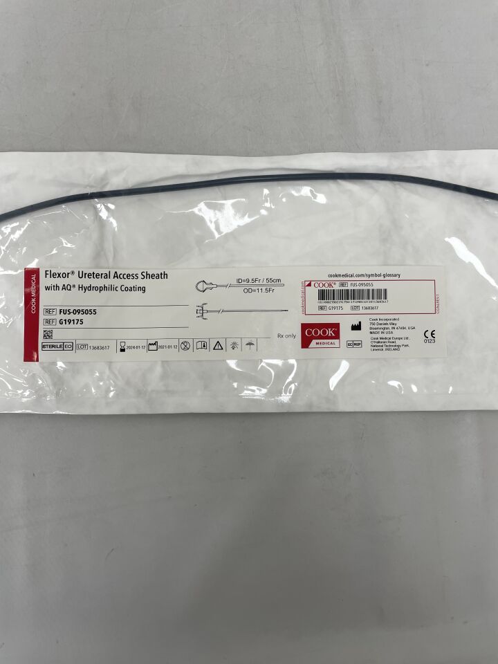 G19175 - COOK - Flexor Ureteral Access Sheath 9.5F x 55cm, (EA) - ( Expiry Date: 2024-01-12 )