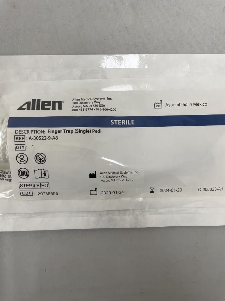 A-30522-9-A8 - ALLEN - Finger Trap, Single, Pediatric, (EA) - ( Expiry Date: 2023-01-23 )