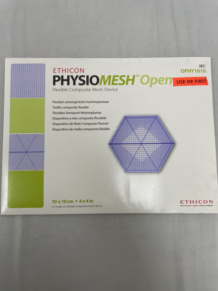OPHY1010 - ETHICON - Flexible Composite Mesh Device, 10 x 10cm, (EA) - ( Expiry Date: 2022-07-31 )