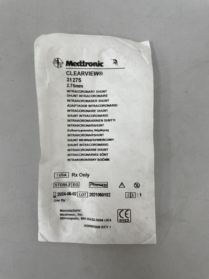 31275 - MEDTRONIC - Intracoronary Shunt, () - ( Expiry Date: 2024-06-02 )