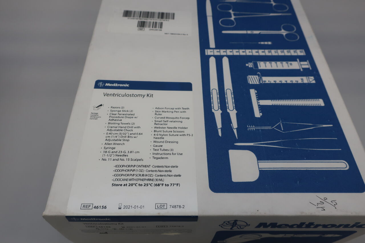 46156 - MEDTRONIC - Ventriculostomy Kit, (BX/1) - ( Expiry Date: 45340 )