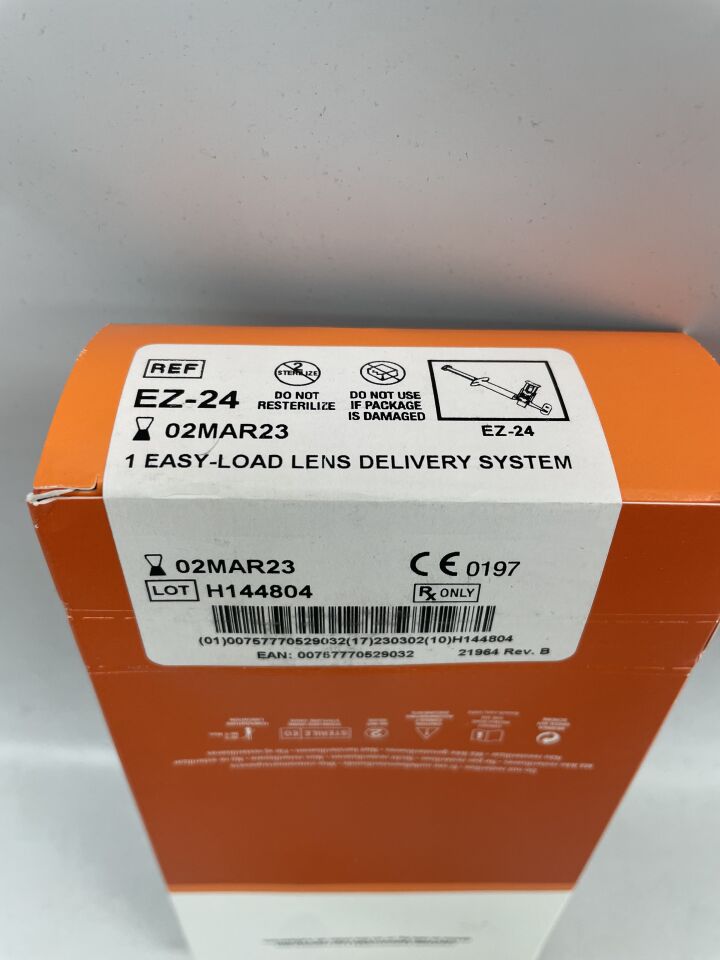 EZ-24 - BAUSCH & LOMB - sofport easy-load lens delivery system, (BX/1) - ( Expiry Date: 45355 )