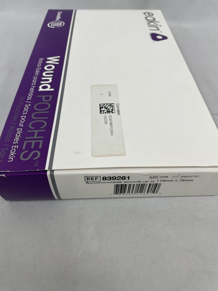 839261 - EAKIN - Bolsa para heridas con accesorio de drenaje remoto (caja de 10) - (Fecha de caducidad: 31/12/2099)