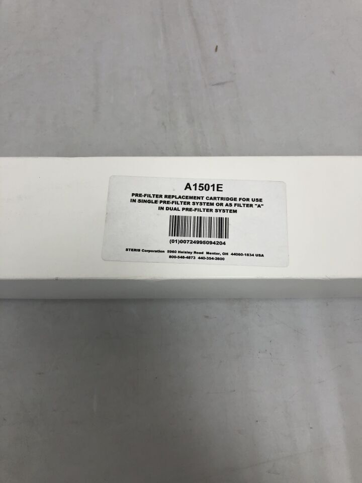 A1501E  -  STERIS  -  Pre-Filter Replacement Cartridge for use in Single Pre-Filter System , ( BX/1 )  -  ( Expiry Date : 2099-01-01 )