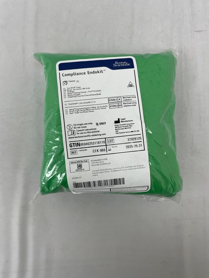 CEK-866 - BOSTON SCIENTIFIC - Kit de limpieza endoscópica de colon con sello Hydra de doble extremo de 1.1 oz Orca OP4 (cada uno) - (Fecha de vencimiento: 31/05/2025)