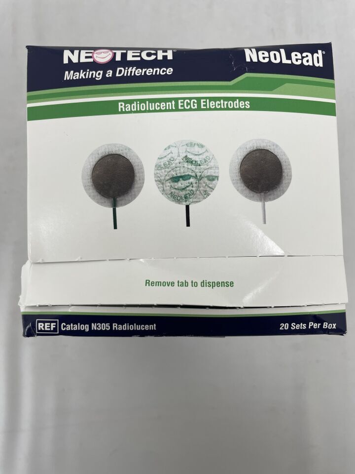 N305 - PRODUCTOS NEO TECH - Electrodo radiotransparente NeoLead (BX/20) - (Fecha de caducidad: 01/02/2025)