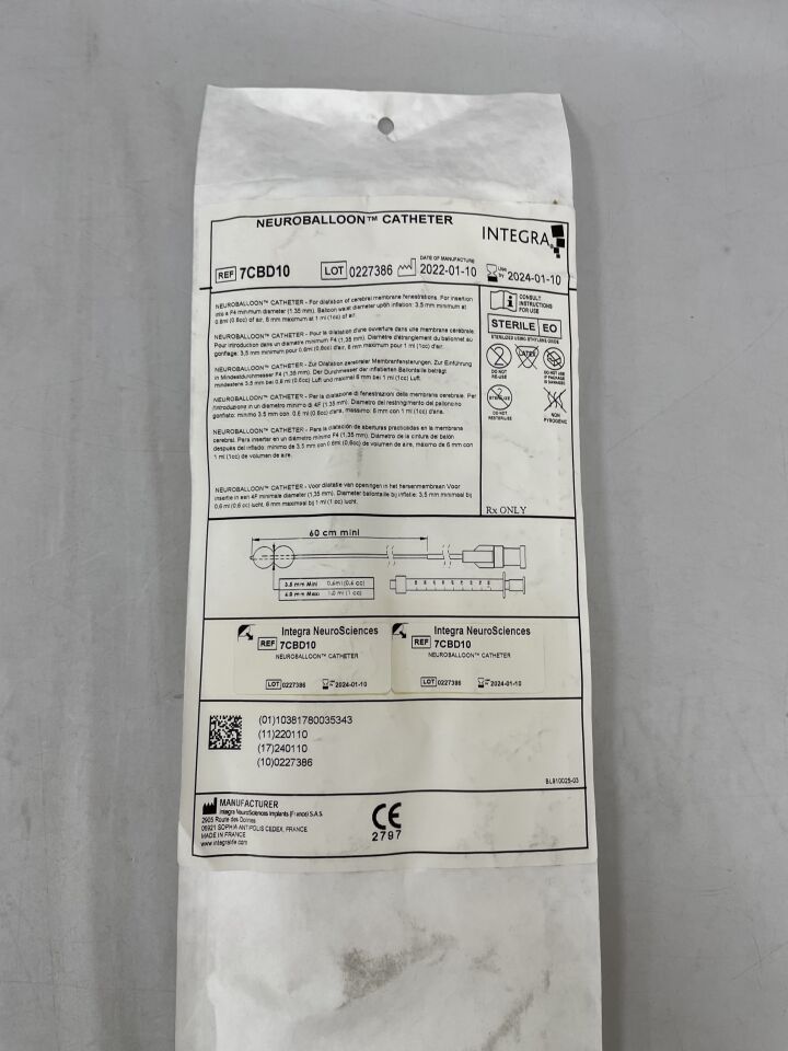 7CBD10 - INTEGRA - Neuroballoon Catheter, (EA) - ( Expiry Date: 2024-01-10 )