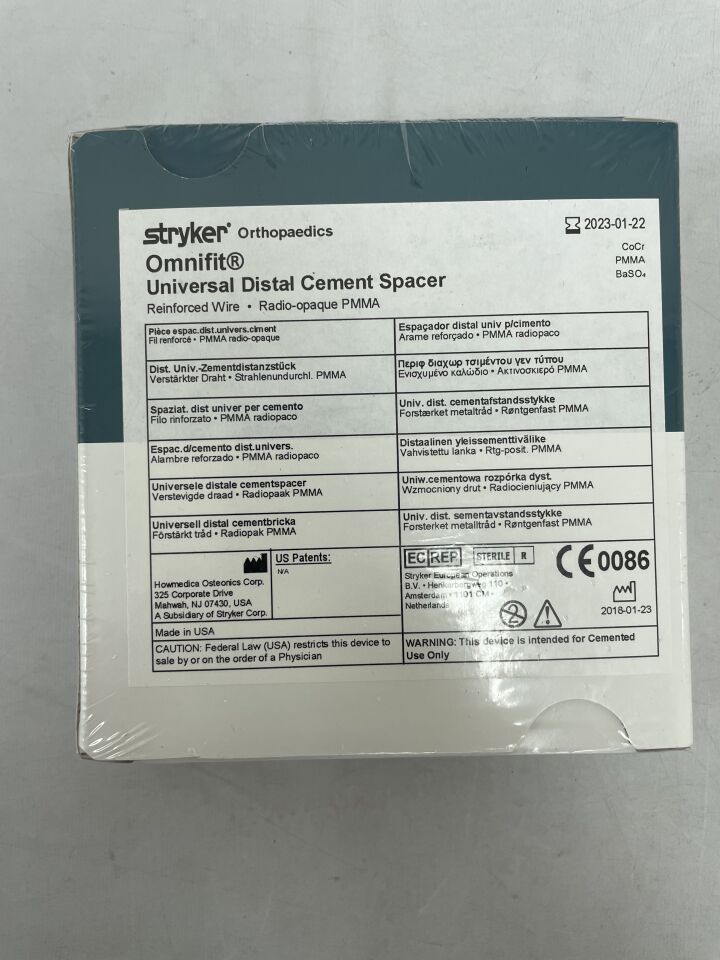 1067-0017 - STRYKER - omnifit universal distal cement spacer 17mm, (BX/1) - ( Expiry Date: 2023-01-22 )