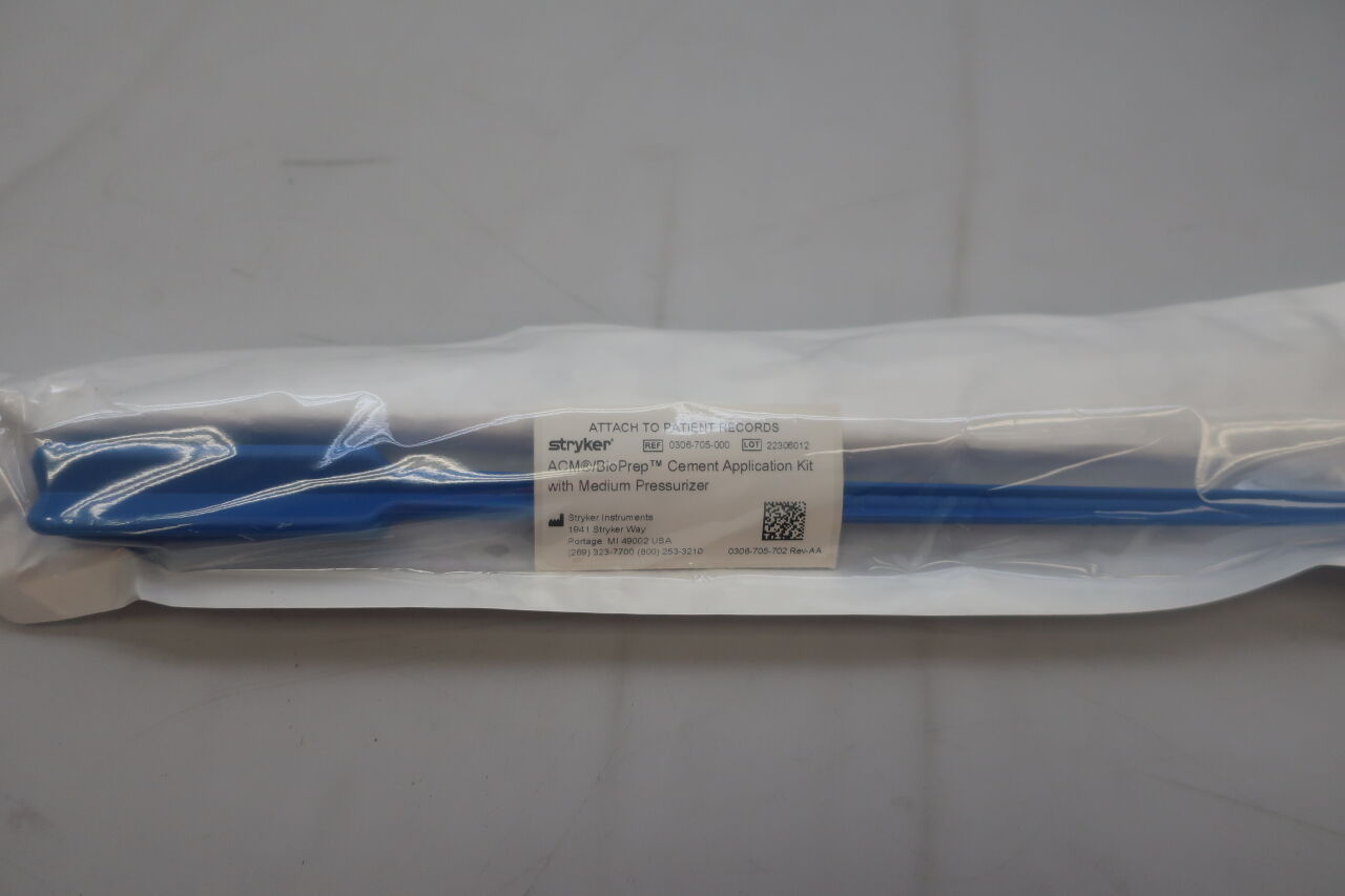0306-705-000 - STRYKER - Kit de aplicación de cemento ACM/BioPrep con presurizador medio (unidades) - (Fecha de caducidad: 01/01/2099)