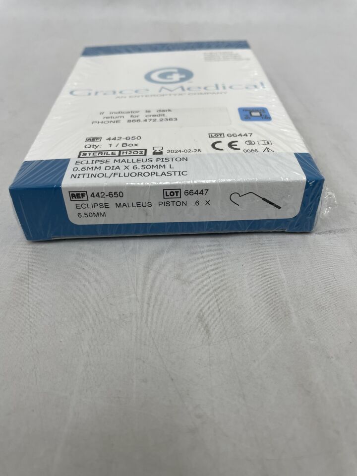 442-650 - GRACE MEDICAL - Eclipse Malleus Piston 0.6mm x 6.5mm, () - ( Expiry Date: 2024-02-28 )