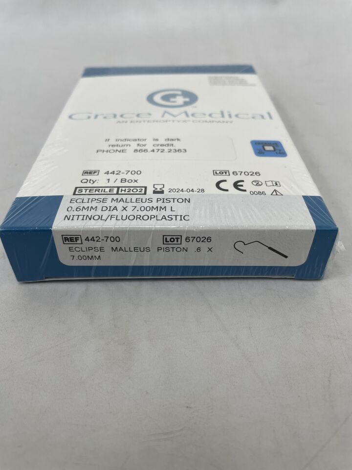 442-700 - GRACE MEDICAL - Eclipse Malleus Piston 0.6mm x 7.0mm, () - ( Expiry Date: 2024-04-28 )